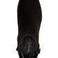 Botas femininas Charter Club com salto bloco e fivela acolchoada e bico amendoado Jaimee, tamanho 5 M, pretas