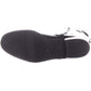 Botas de montaria altas femininas Bar III Vayla de couro sintético, pretas, tamanho 5 M