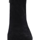 Botas femininas Kenneth Cole New York Roanne de couro, pretas, tamanho 9 M
