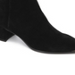 Botas femininas Kenneth Cole New York Roanne de couro, pretas, tamanho 9 M