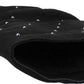 Botas Rialto Canoe Femininas com Acabamento em Tachas e Franzidas - Pretas Tamanho 9 M