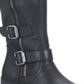 Botas de montaria altas American Rag Collins com zíper duplo para mulheres, pretas, tamanho 8 M