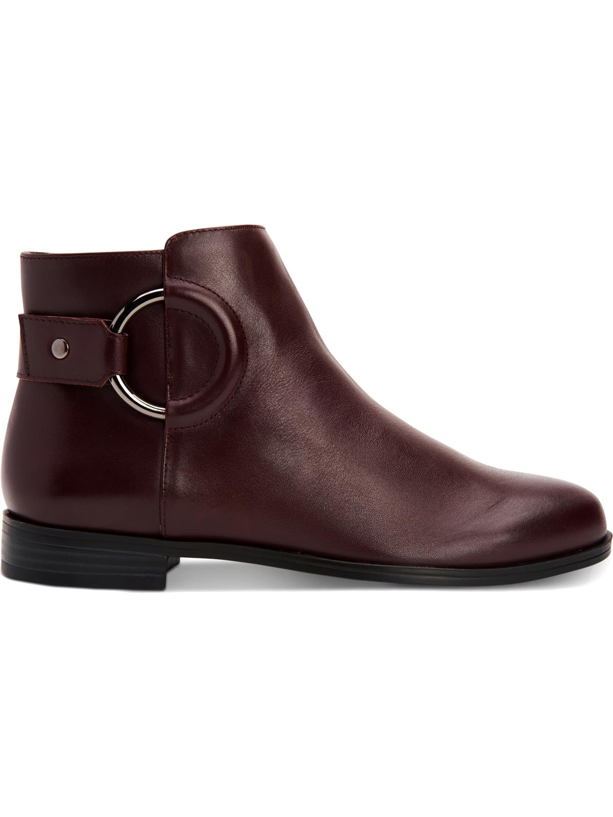 Alfani Sapatos Femininos Avvia Botas Fechadas de Cano Curto, Malbec Burg, Tamanho 8,5