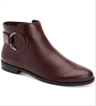 Alfani Sapatos Femininos Avvia Botas Fechadas de Cano Curto, Malbec Burg, Tamanho 8,5