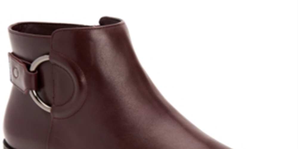 Alfani Sapatos Femininos Avvia Botas Fechadas de Cano Curto, Malbec Burg, Tamanho 8,5