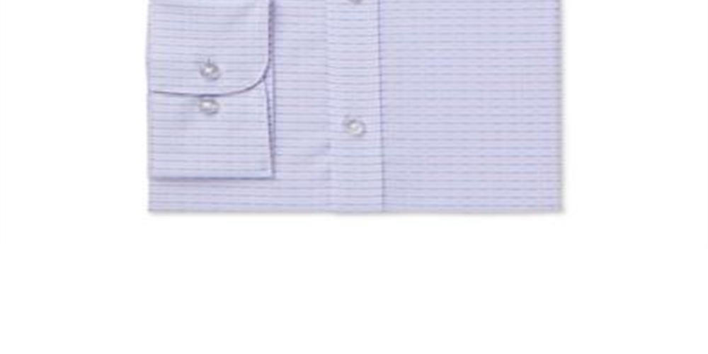 Camisa social masculina Bar III Easy Care com gola geométrica e ajuste clássico, elástica, rosa, tamanho P