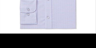 Camisa social masculina Bar III Easy Care com gola geométrica e ajuste clássico, elástica, rosa, tamanho P