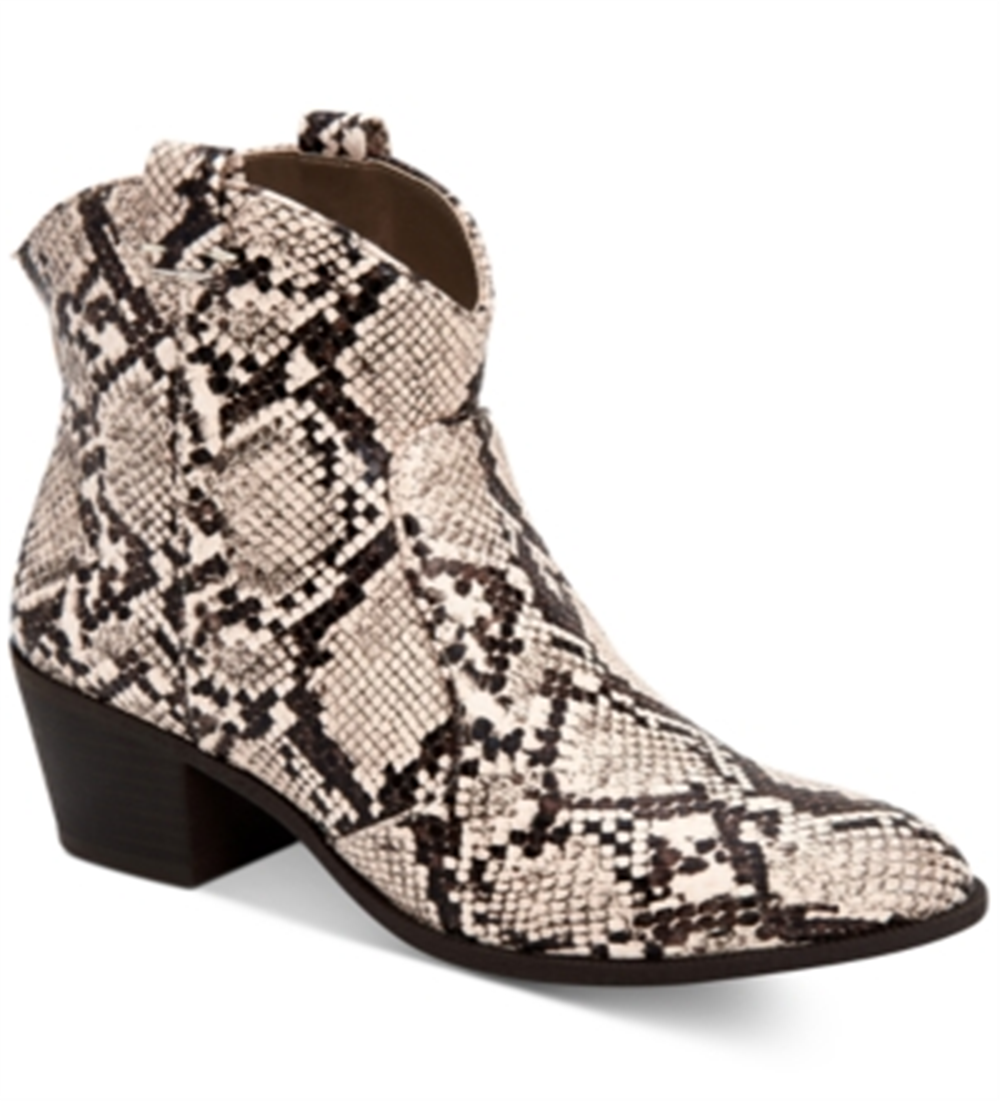 Botas femininas estilo cowboy Mykenna, estilo cowboy, multicoloridas, brancas, tamanho 5 M