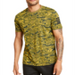Camiseta camuflada masculina INC International Concepts, verde, tamanho extragrande
