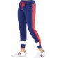 Calça jogger feminina Tommy Hilfiger Colorblocked azul tamanho grande