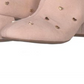 Botas femininas Bar III Jadine Fabric Almond Toe Ankle Fashion Rosa Tamanho 8 M