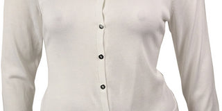 Cardigan de malha com botões e costas perfuradas Alfani feminino, marrom, tamanho 5,5 M