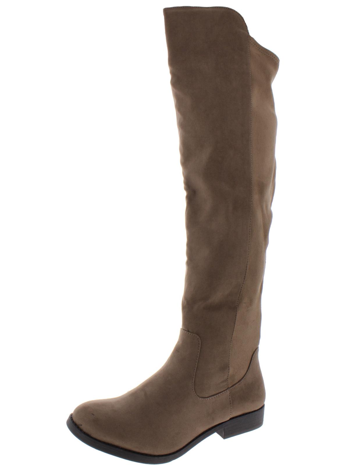 Botas Hayley Wide Calf de cano alto femininas Style &amp; Co., marrom, tamanho 7,5