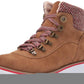 Botas femininas Anne Klein Willpower Fabric com bico fechado e cano curto, tamanho 7,5 M
