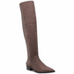 Sapatos femininos Steve Madden Jolly fechados na altura do joelho, cinza, tamanho 7,5