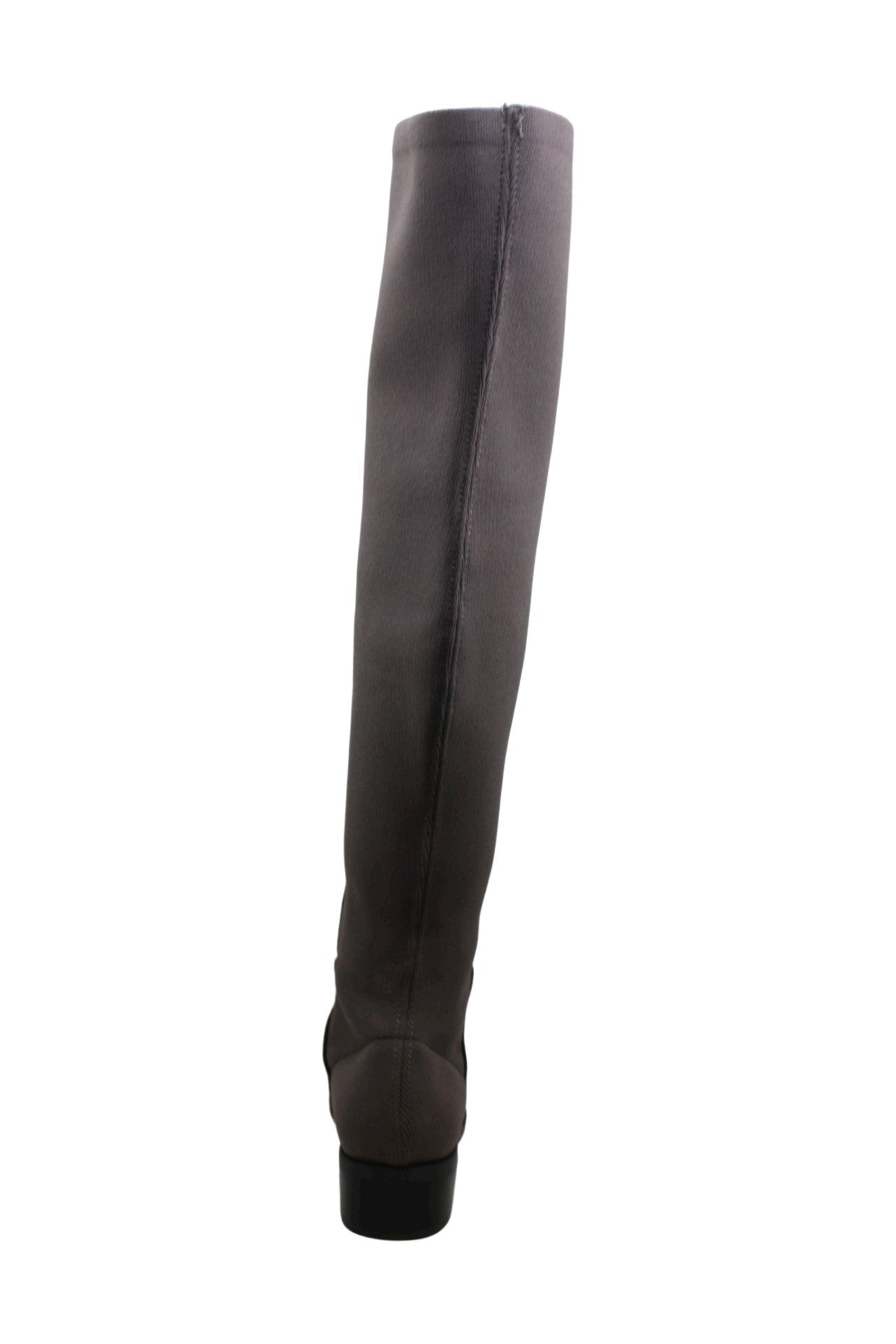 Sapatos femininos Steve Madden Jolly fechados na altura do joelho, cinza, tamanho 7,5