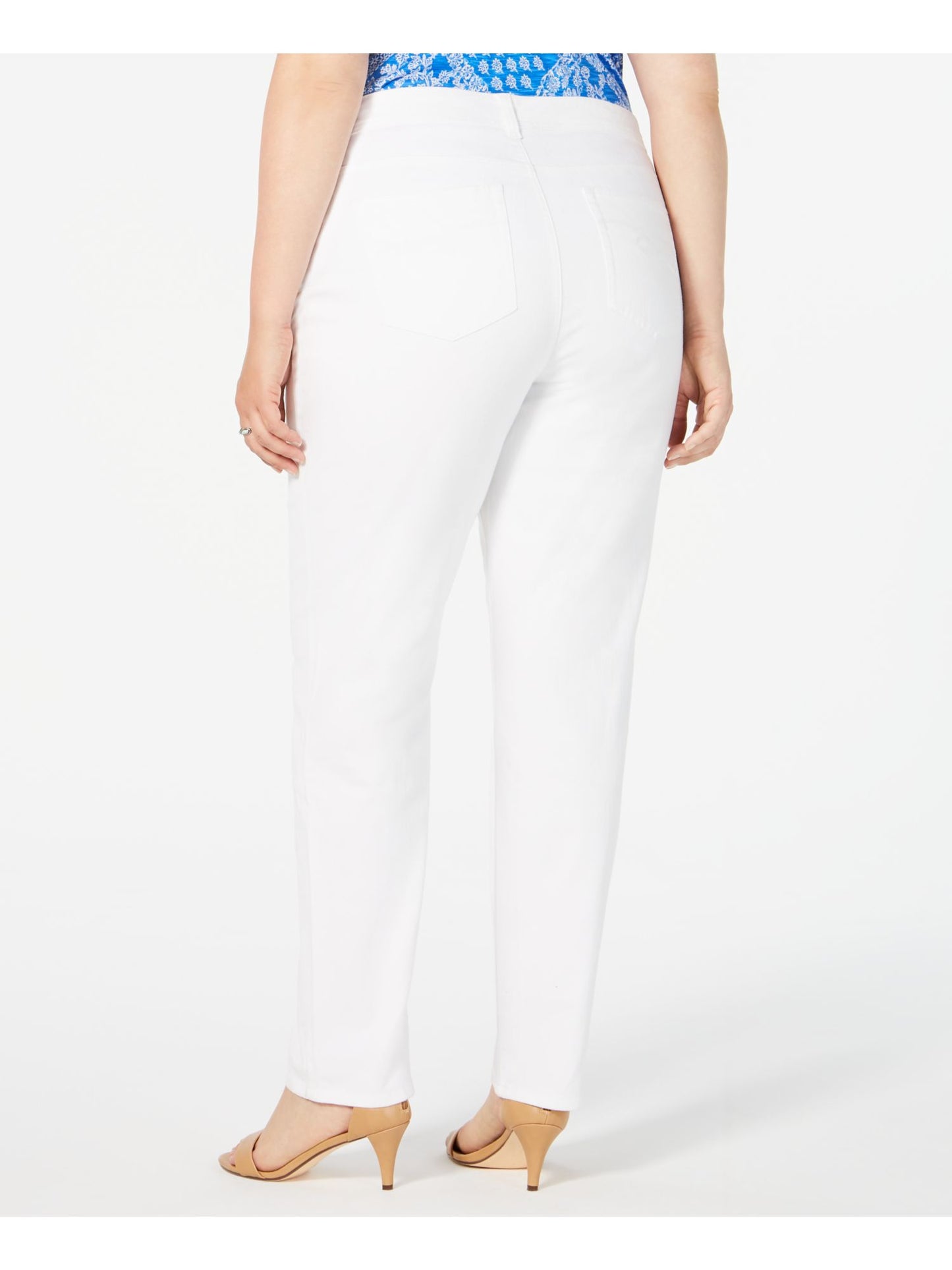 Jeans feminino Style &amp; Co, branco, tamanho 24W