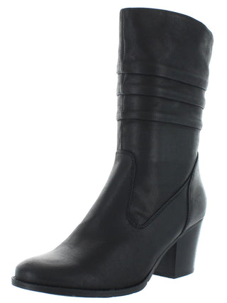Botas Baretraps Lovelace Femininas Biqueira Redonda Cano Médio Pretas 5 Médio