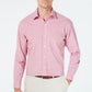 Camisa xadrez masculina Club Room Regular Fit com botões, vermelha, tamanho 34-35