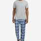 Conjunto de pijama masculino Nautica, azul, tamanho médio