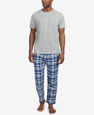 Conjunto de pijama masculino Nautica, azul, tamanho médio