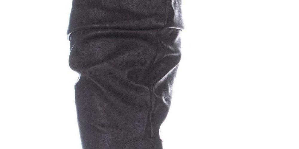 Botas femininas Esprit Oliana com bico fechado e cano médio, marrom escuro, tamanho 8,5