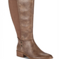 Botas Baretraps Madelyn Wide Calf High para mulheres, marrom, tamanho médio, 10