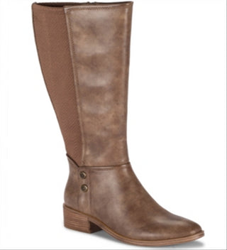 Baretraps Womens Madelyn Wide Calf Knee-High Boots Brown 10 Medium