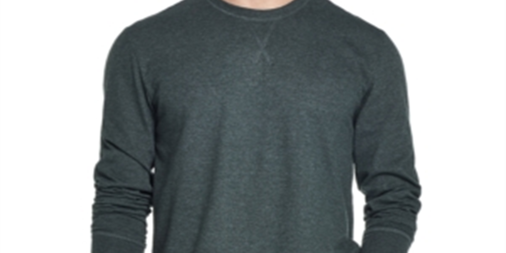 Camiseta masculina vintage com gola redonda mesclada e à prova de intempéries, tamanho pequeno, verde