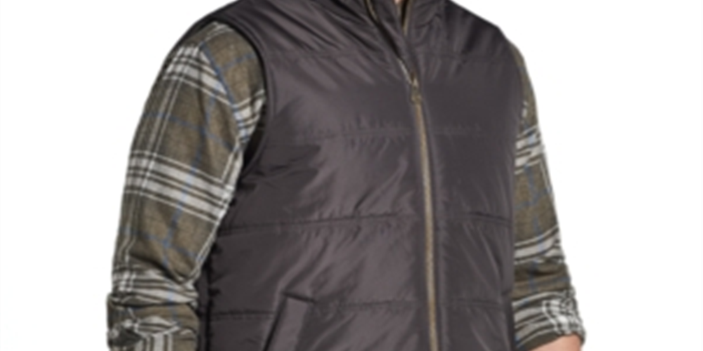 Camisa masculina vintage à prova de intempéries, sem mangas, com gola e zíper completo, tamanho cinza, tamanho extragrande