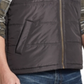 Camisa masculina vintage à prova de intempéries, sem mangas, com gola e zíper completo, tamanho cinza, tamanho extragrande