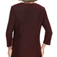 Alex Evenings Cardigan Feminino Glitter Manga Longa Aberto Use para Trabalhar Top Vermelho Tamanho Pequeno X-Grande