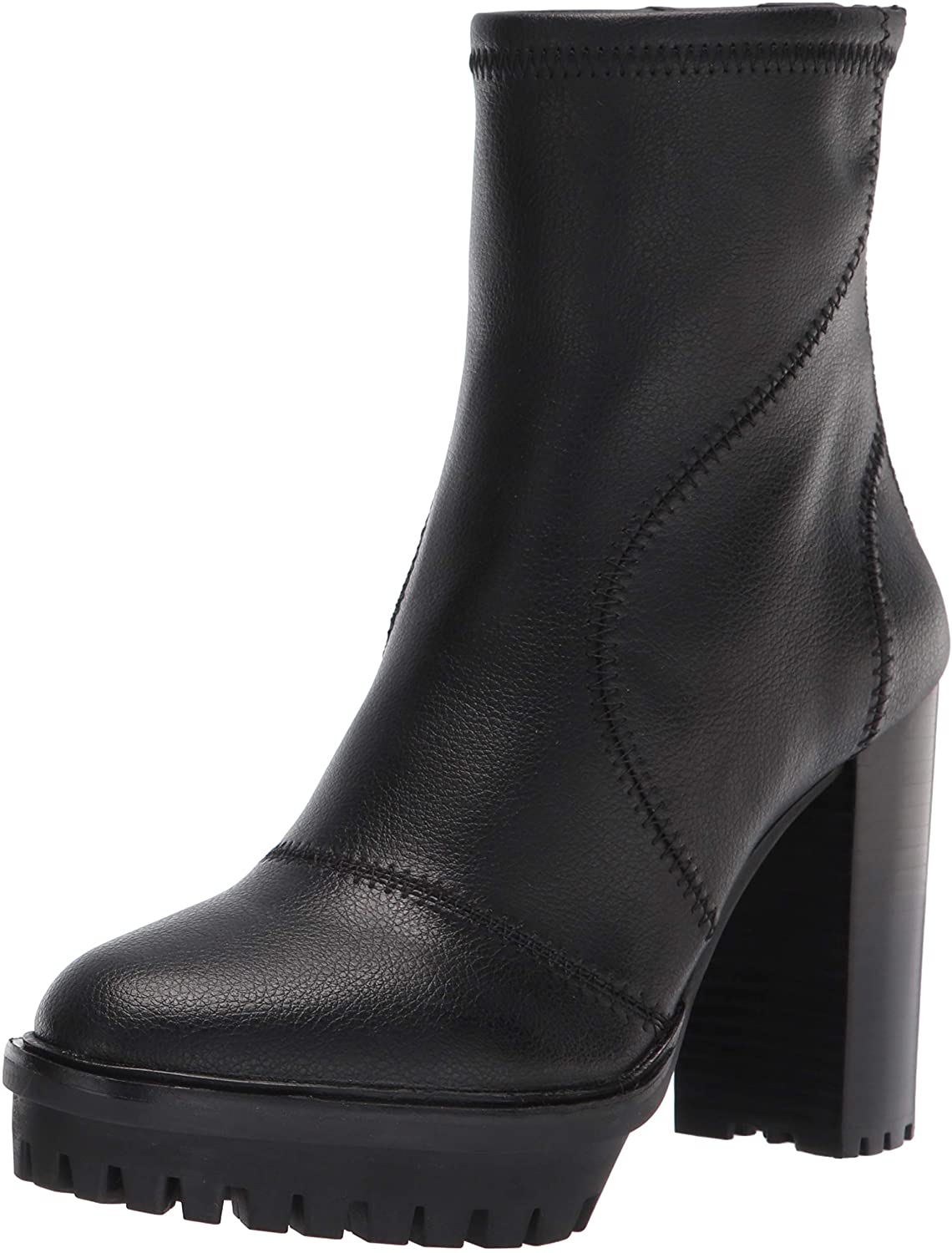 Botas plataforma femininas Vince Camuto Erettie pretas, tamanho 7,5 M