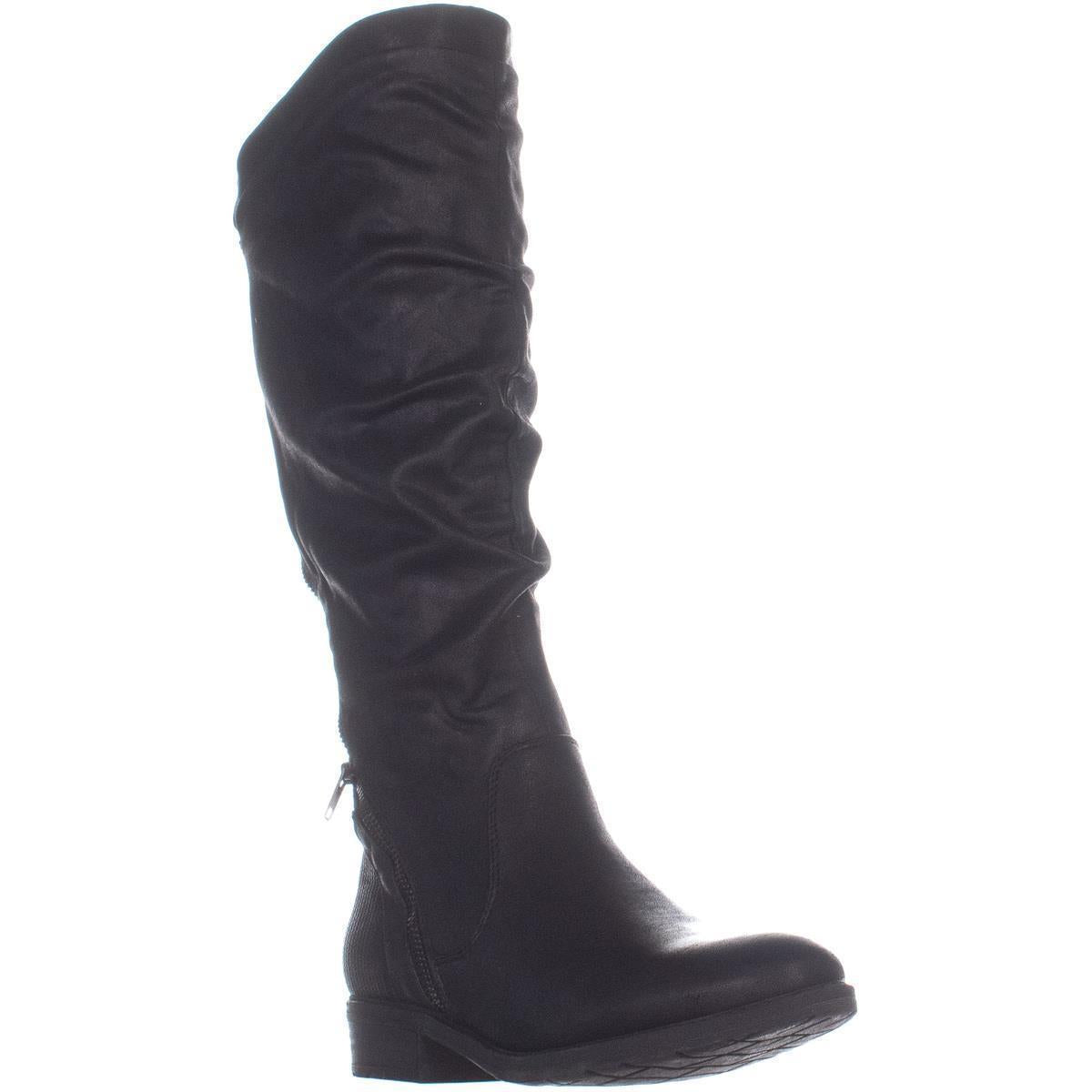 Botas de cano alto BareTraps Yulissa, tamanho 6 M, cogumelo, micro marrom