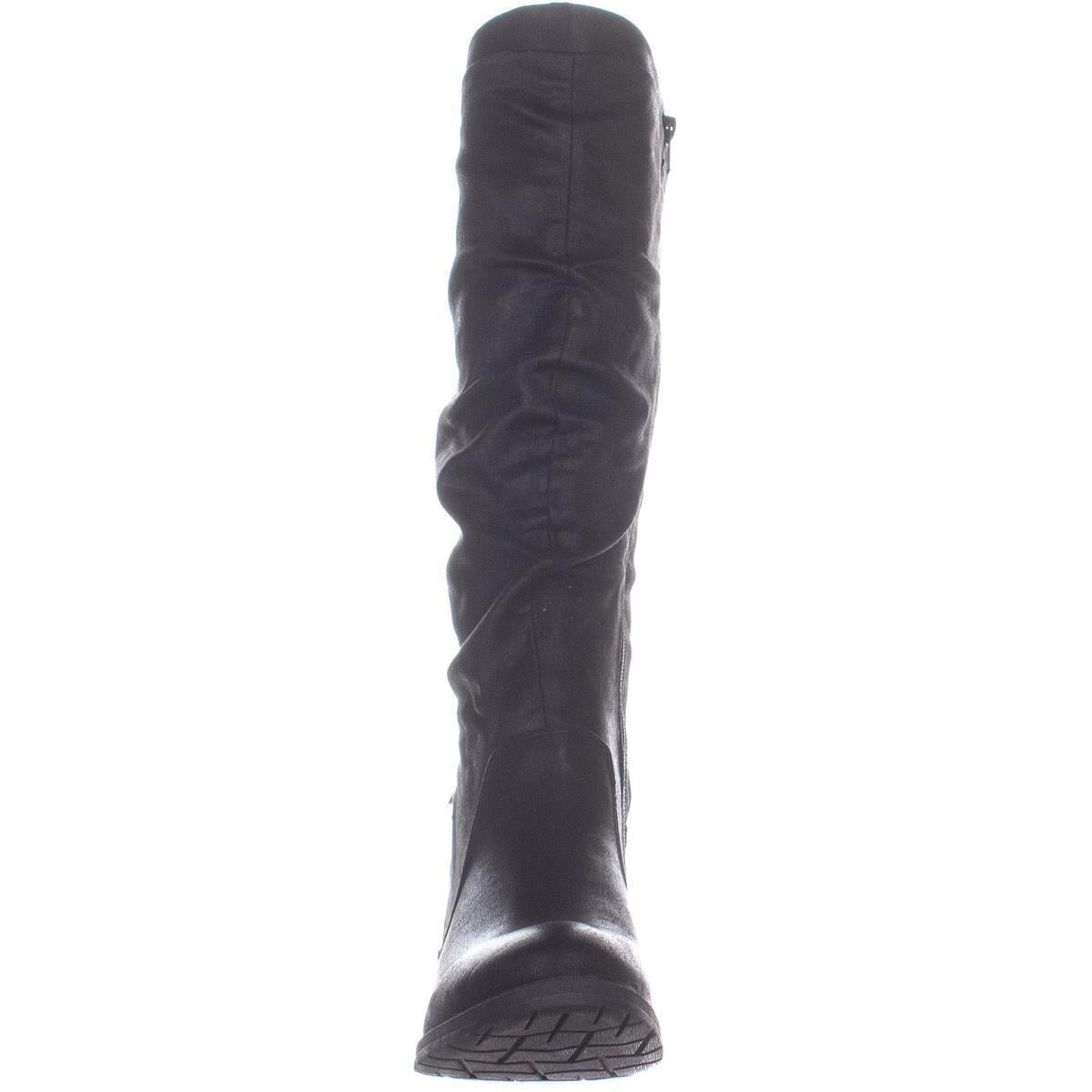 Botas de cano alto BareTraps Yulissa, tamanho 6 M, cogumelo, micro marrom