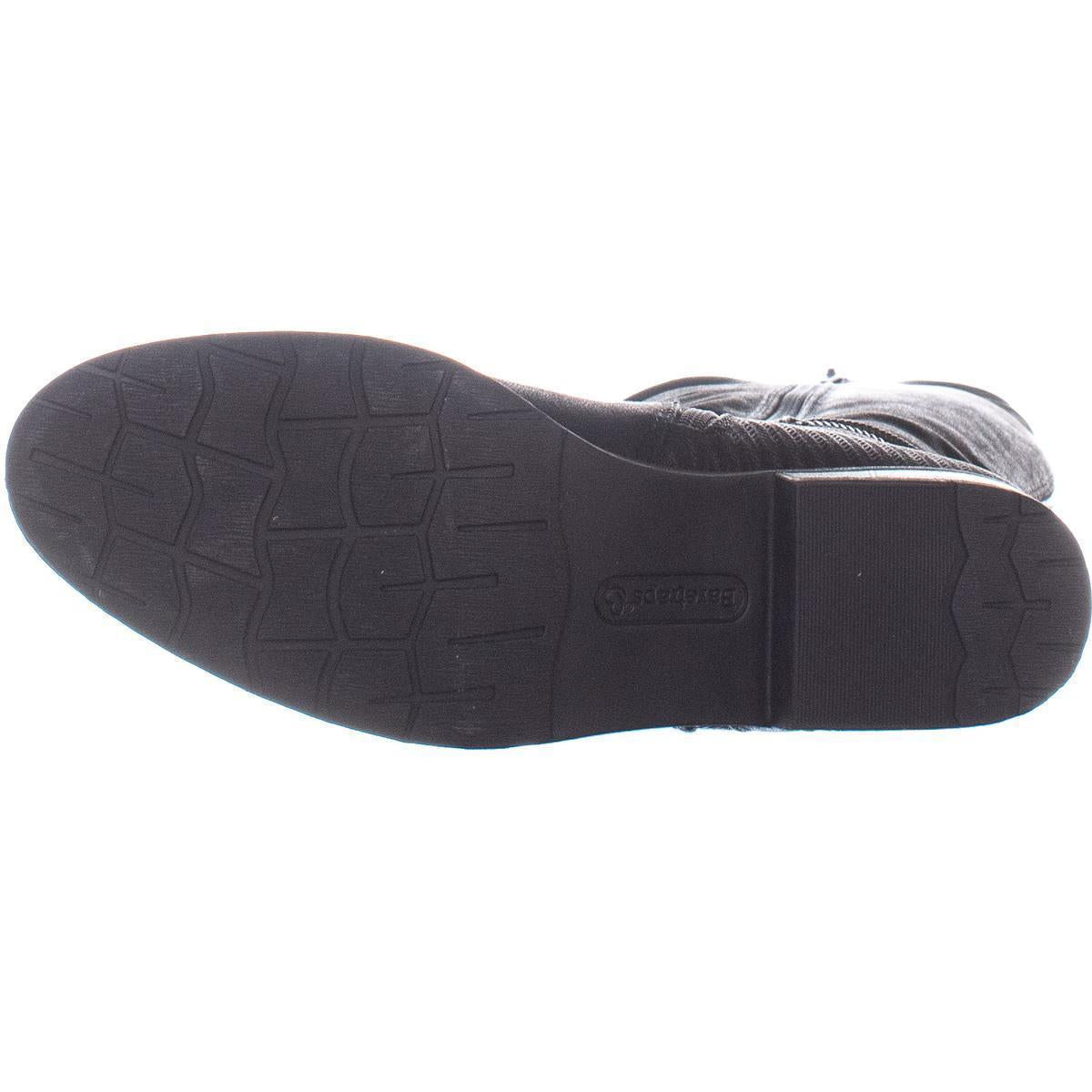 Botas de cano alto BareTraps Yulissa, tamanho 6 M, cogumelo, micro marrom