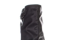 Botas de montaria altas femininas XOXO Minkler em couro sintético, pretas, tamanho 8