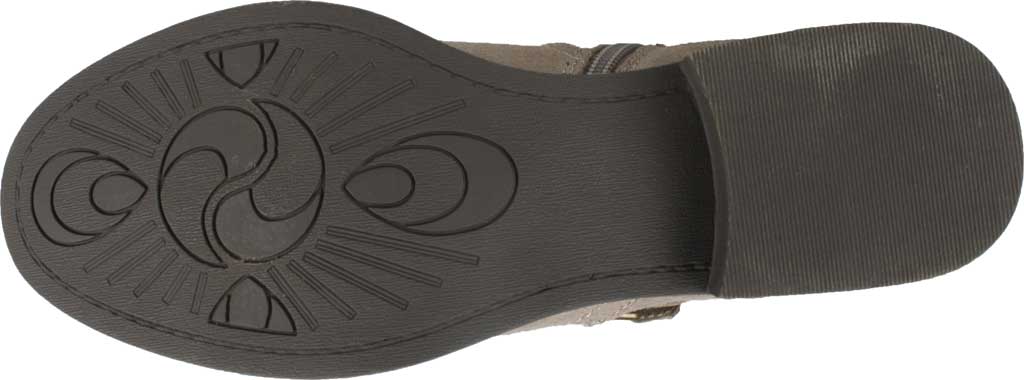 Botas de montaria altas femininas Liona de camurça sintética White Mountain, cinza-claro, 5 m