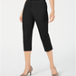 Calça Capri Feminina Alfani Preta Tamanho 4 Petite