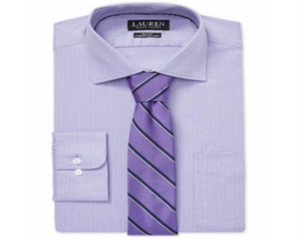 Camisa social masculina Ralph Lauren Slim Fit roxa tamanho 34x35