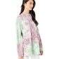 Blusa tie-dye feminina Anns Cottage Be Free verde tamanho pequeno