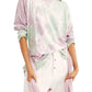 Blusa tie-dye feminina Anns Cottage Be Free verde tamanho pequeno