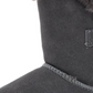 Botas de neve femininas estilo &amp; co com fivela Accent Tiny 2 bico redondo em couro, tamanho 7 M, cinza