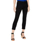 Calça jeans skinny cropped feminina INC International Concepts, preta, tamanho 0