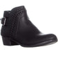 Botas femininas American Rag Audra Almond Toe na altura do tornozelo, pretas, tamanho 6,5 M