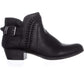 Botas femininas American Rag Audra Almond Toe na altura do tornozelo, pretas, tamanho 6,5 M