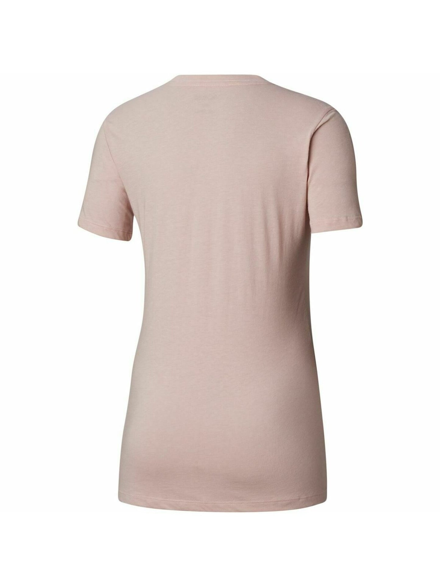 Camiseta feminina Columbia estampada de manga curta com gola redonda e top esportivo rosa tamanho XS