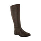Bota feminina Bella Vita Rebecca II de cano alto, marrom, tamanho 6 M