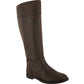 Bota feminina Bella Vita Rebecca II de cano alto, marrom, tamanho 6 M
