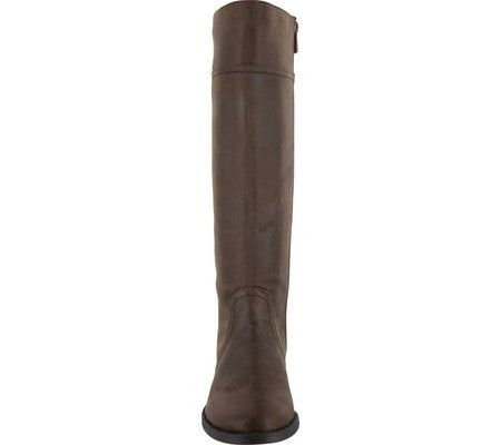 Bota feminina Bella Vita Rebecca II de cano alto, marrom, tamanho 6 M